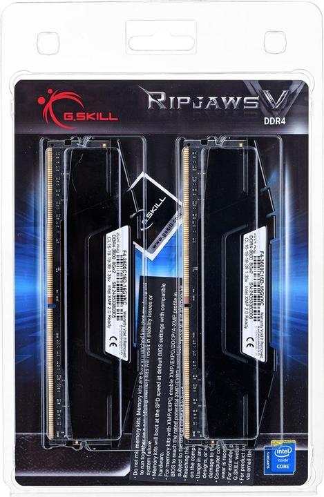 Produktbild G.Skill Ripjaws V (2 x 8GB, 3600 MHz, DDR4-RAM, DIMM)