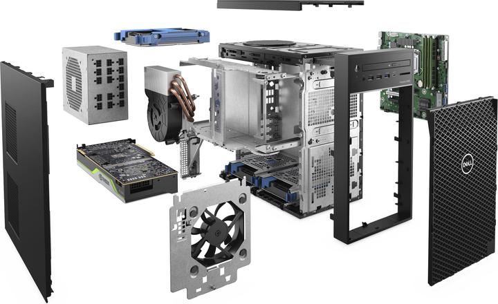 Image du produit Dell Précision 3650 (512 Go, 32 Go, Intel Core i7-10700, Quadro P2200)