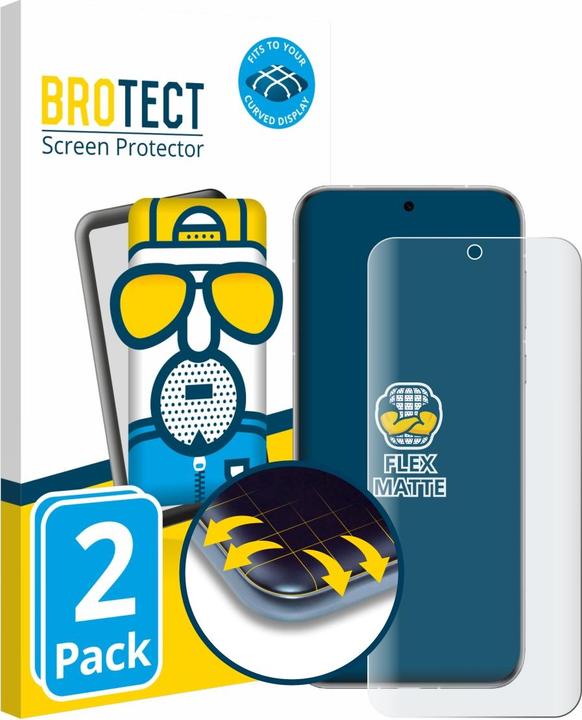 Actual product image BROTECT Full-Screen Protector Matte (2 Piece, Honor 70 Pro)
