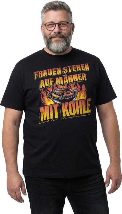 Produktbild Men+ T-Shirt, Grill-Print, Halbarm (8XL)