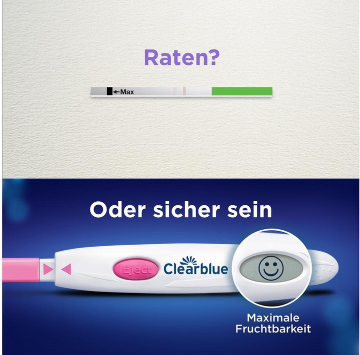 Actual product image Clearblue Ovulationstest