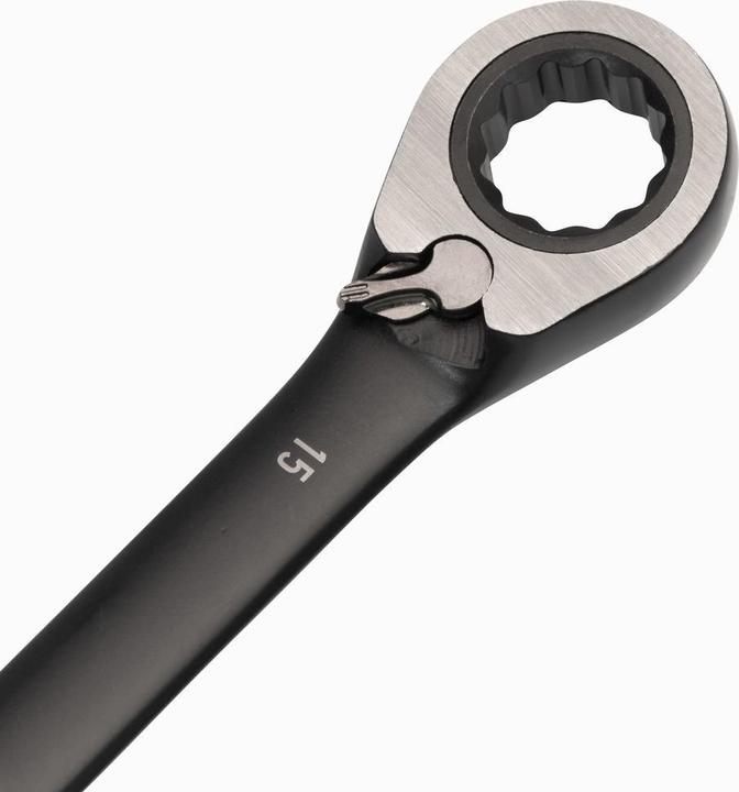 Image du produit SATA ST08044B Jeu de clés à cliquet réversibles, métrique, 12 pièces, édition noire, vert