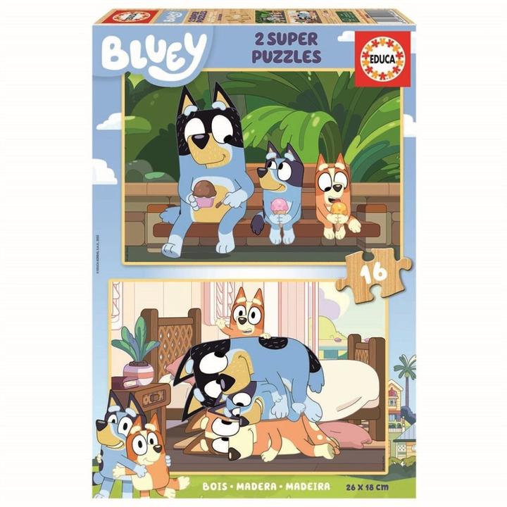 Produktbild Educa 2x16 Bluey (16 Teile)