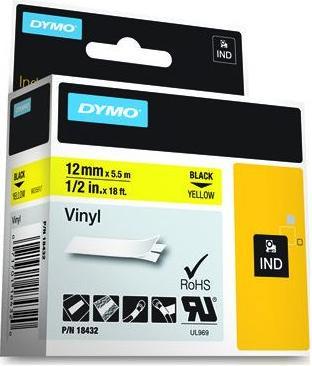 Produktbild Dymo Schriftband-Kassette Rhino IND (1.20 cm, Mehrfarbig)
