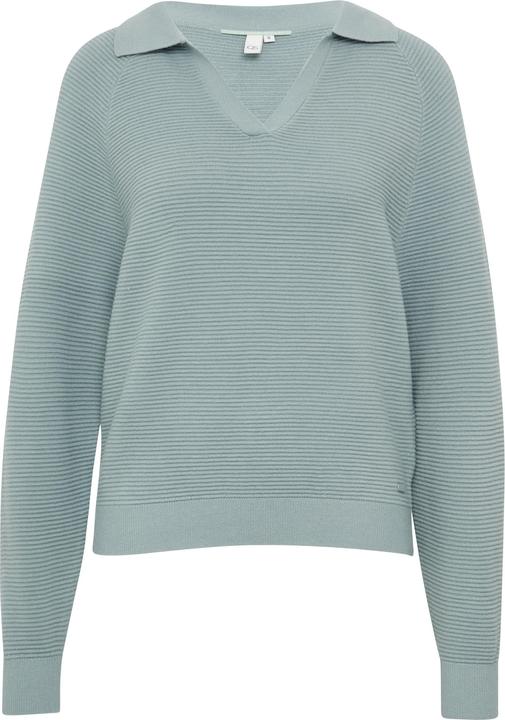 Produktbild S.Oliver Strickpullover Strukturierter Pullover mit Polokragen (M)