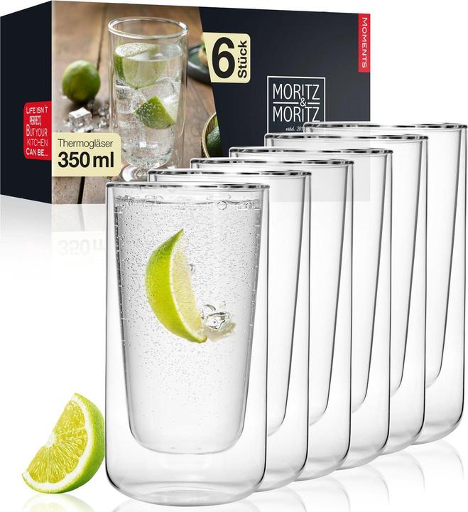 Immagine prodotto Moritz & Moritz Trinkgläser Set 350ml 6 Stück (6x)