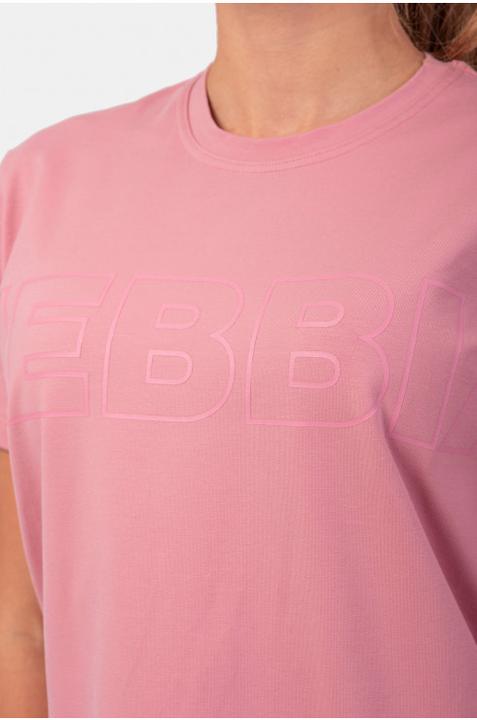 Actual product image Nebbia Invisible Logo T-Shirt 602 Old Rose (S)