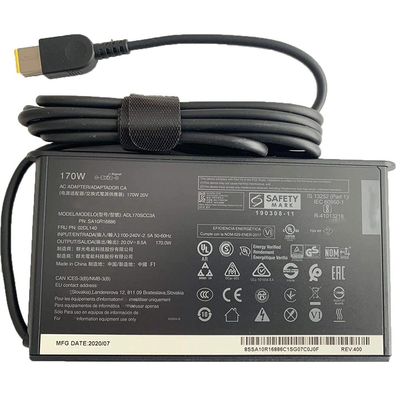 Lenovo AC Adapter (170 W), Notebook Netzteil