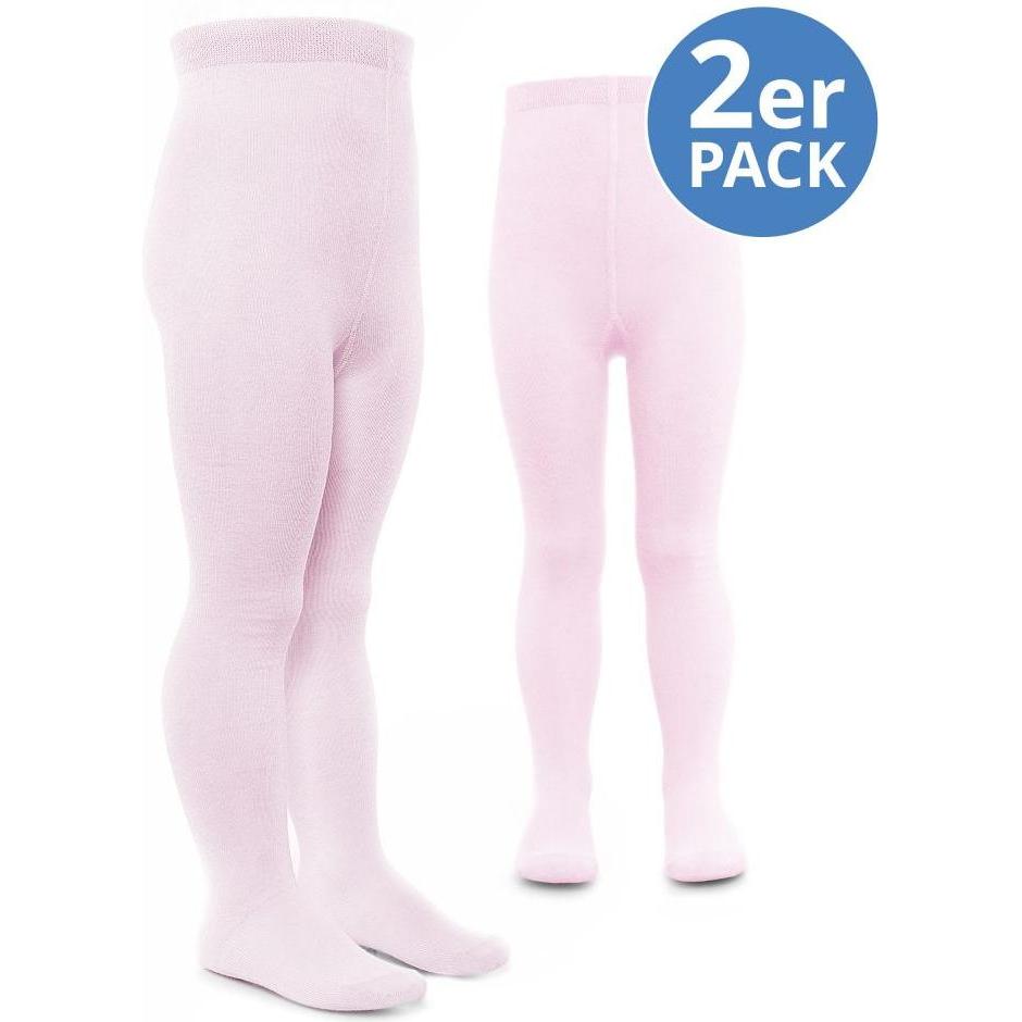La Loona, Strümpfe, LaLoona Baby-Strumpfhosen Strumpfhose 2er Pack - Rosa -, Rosa, (86/92)