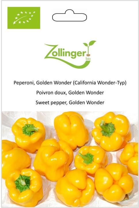 Produktbild Zollinger Bio Peperoni, Golden Wonder (California Wonder-Typ)