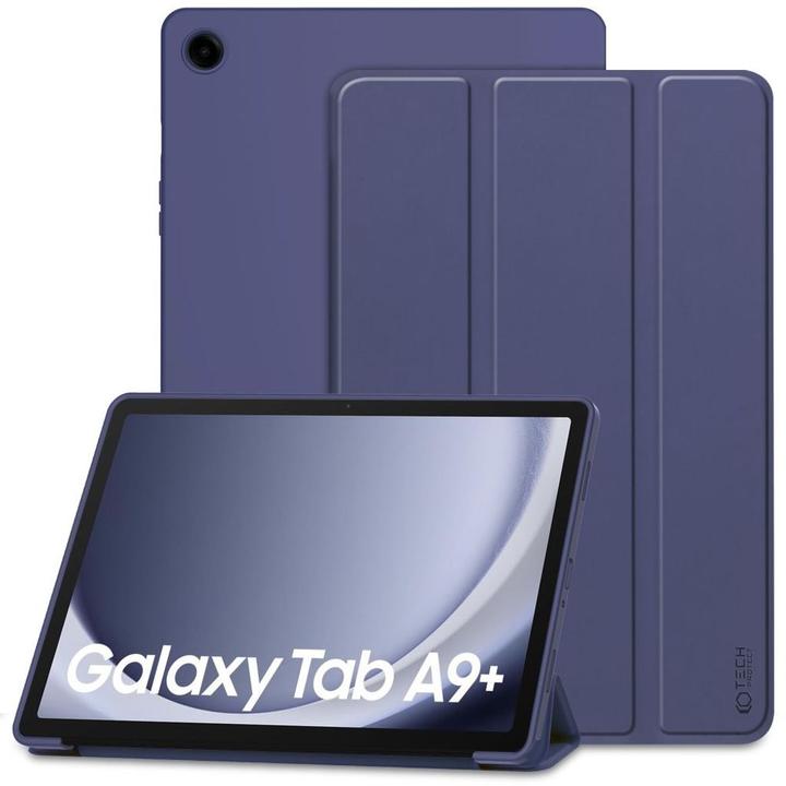 Actual product image Tech-Protect Tahvelarvutikaaned Galaxy Tab A9+ 11" SmartCase, tumesinine (Samsung Galaxy Tab A9+)