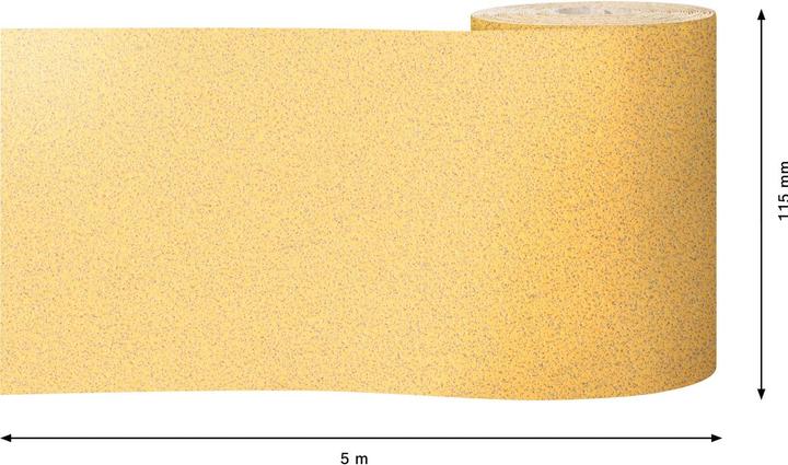 Produktbild Bosch Professional Zubehör EXPERT C470 Schleifpapierrolle zum Handschleifen, 115 mm, 5 m, G 80 (80)