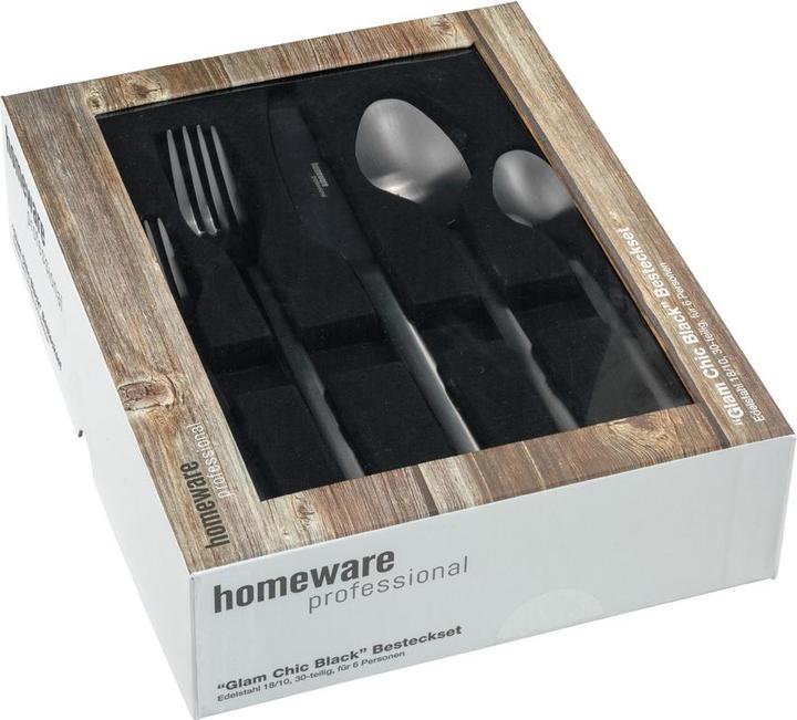 Actual product image Homeware Professional Glam Chic (30 Piece, Cutlery set)