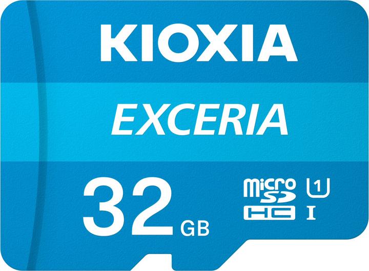 Actual product image Kioxia Exceria (32 GB, microSDHC, U1, UHS-I)
