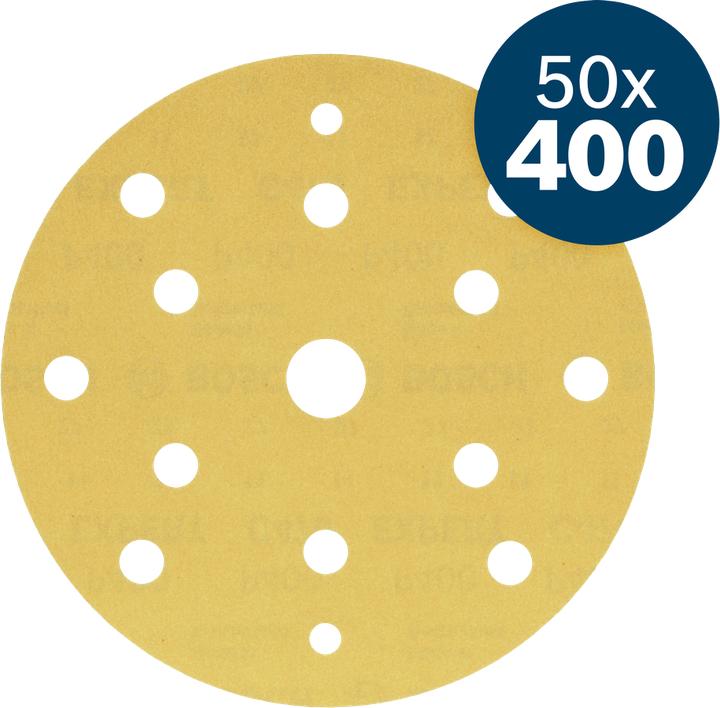 Image du produit Bosch Professional Zubehör Feuille abrasive pour ponceuse excentrique (400)