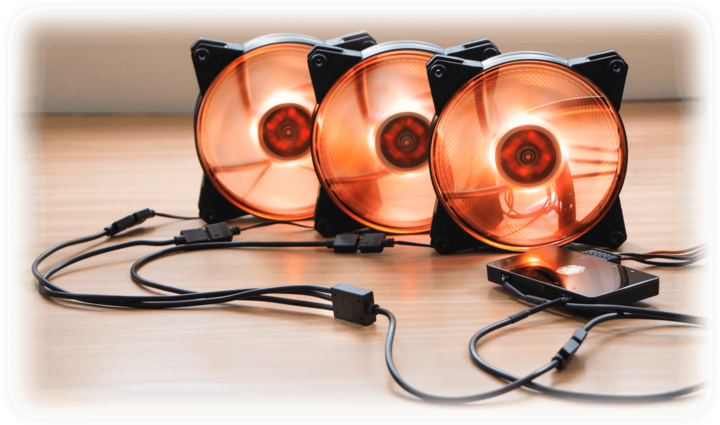 Actual product image Cooler Master RGB splitter cable