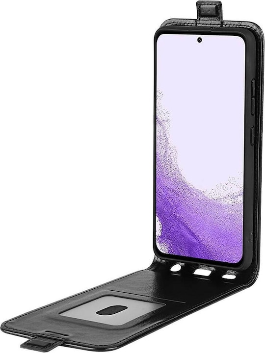Produktbild Cover-Discount Galaxy S23 - Klassisches Flip Case vertikal schwarz (Samsung Galaxy S23)