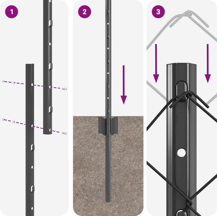 Produktbild vidaXL Aussenbarriere