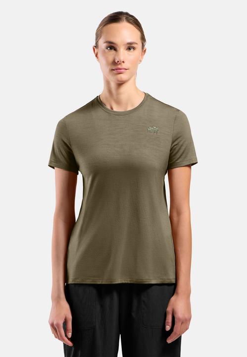 Actual product image Odlo Women's Raincloud Merino 160 T-Shirt Crew Neck S/S (S)