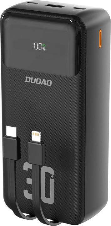 Image du produit Dudao K15Max powerbank 30000mAh 22.5W Black (30000 mAh, 22.50 W)