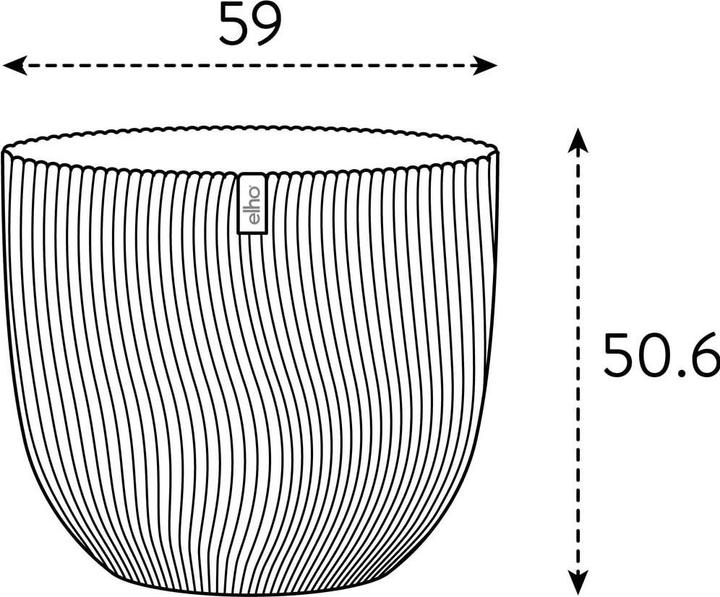 Produktbild Elho Pflanzengefäss Sereh ø 60 cm (60 x 50 cm)