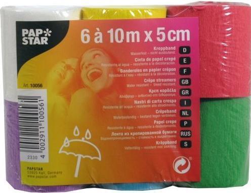 Immagine prodotto Papstar Nastri di carta crespa (32 g/m², 6 x)