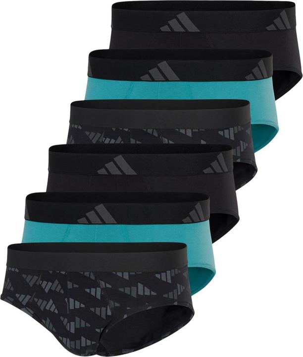 Produktbild Adidas 6er Pack Active Flex Cotton Slip / Unterhose (M, 6er Pack)