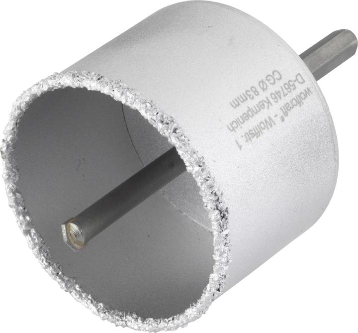 Produktbild wolfcraft 1 Bohrkrone HM m. Schaft u. Bohrer ø83mm (83 mm)