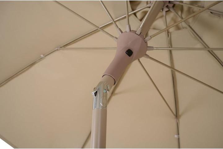 Produktbild Siena Garden Paolo Mittelstockschirmtaupe Ø 270 cm (2.70 m)