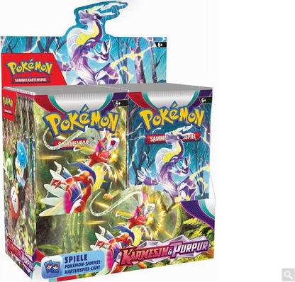 Produktbild Pokémon Pokemon KP01 Karmesin&Purpru Booster (Deutsch, Booster Pack)