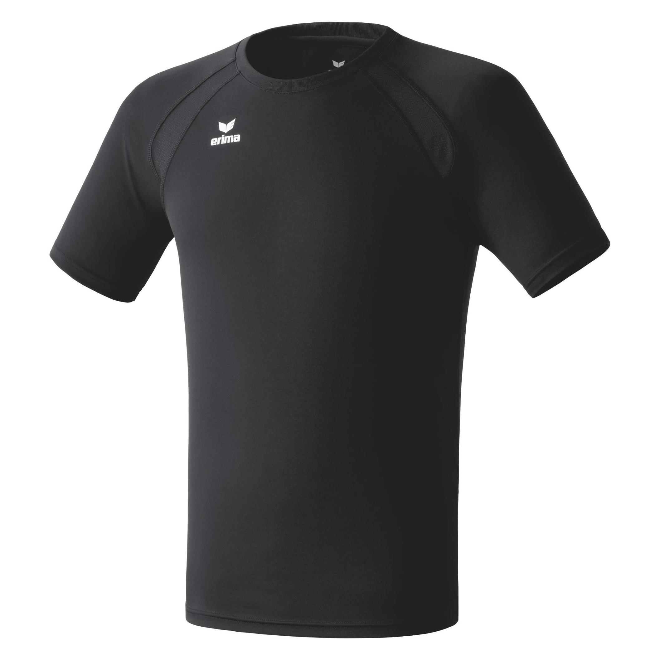 Erima, Unisex, Sportshirt, Performance T-Shirt (164), Schwarz, 164