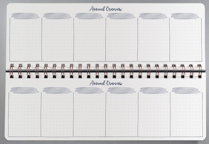 Actual product image Sigel Jolie "Apricot Inspiration" desk calendar, everlasting (300 x 114 mm, Hardcover)