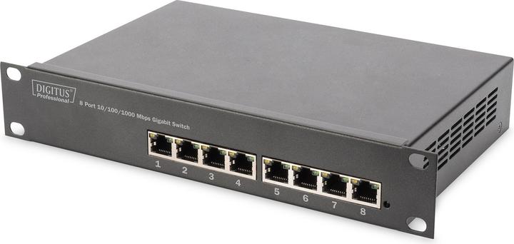 Produktbild Digitus Netzwerk-Set 254 mm (10") - 6HE, 312 x 300 mm (B x T) (6 HE, 10 Zoll Rack)