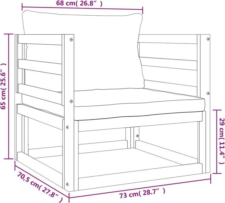 Produktbild vidaXL Lawson
