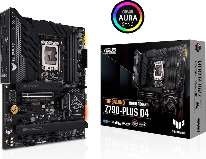 Produktbild ASUS TUF GAMING Z790-PLUS D4 (LGA 1700, Intel Z790, ATX)