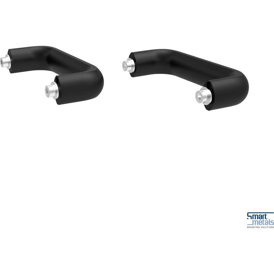 Vogels Griff-Set für Bodenlifte (Boden), TV Wandhalterung, Schwarz