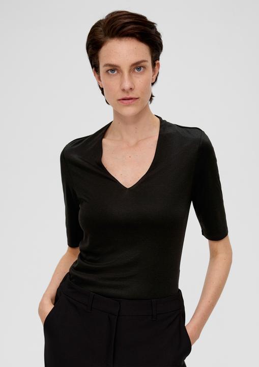 Actual product image S.Oliver T-Shirt T-Shirt mit V-Ausschnitt (42)