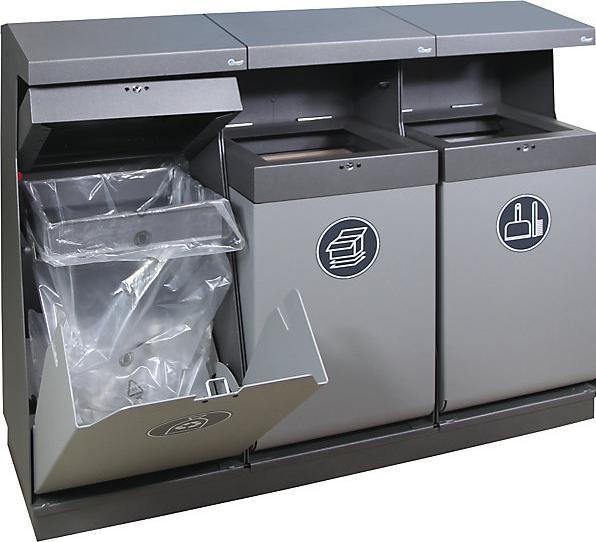 Produktbild kaiserkraft Aussen-Wertstoffsammelstation (75 l)