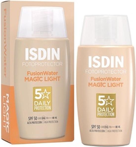 Actual product image Isdin Fotoprotector Fusion Water Color Light SPF 50 (Suntan cream, SPF 50, 50 ml)