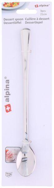 alpina Dessert spoon 3pcs 22cm 2,0mm (3 pcs., Cutlery set, Scoops)