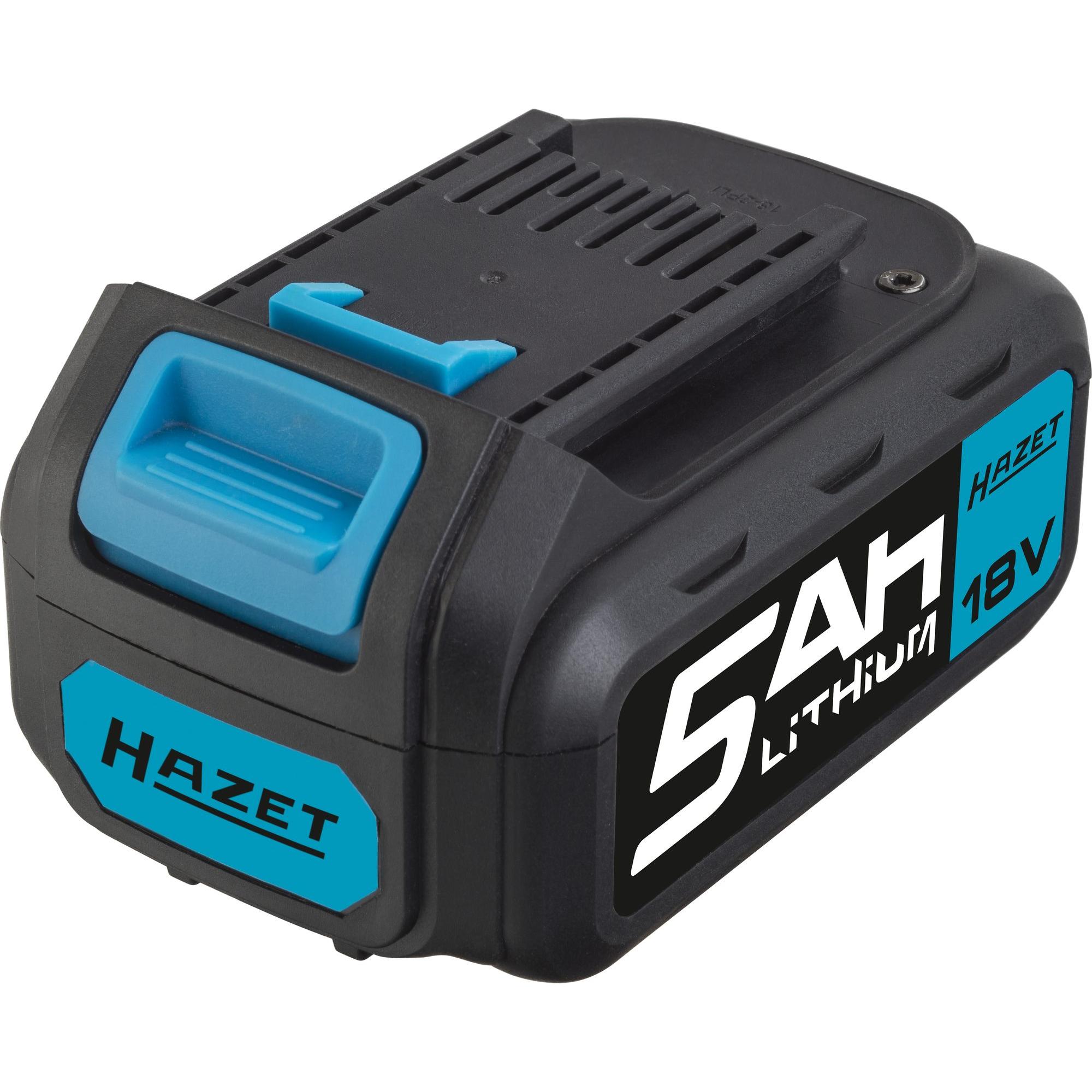 HAZET, Werkzeugakku + Ladegerät, Li-Ionen Ersatz-Akku ∙ 18 V ∙ 5 Ah 9212-05 (18 V)