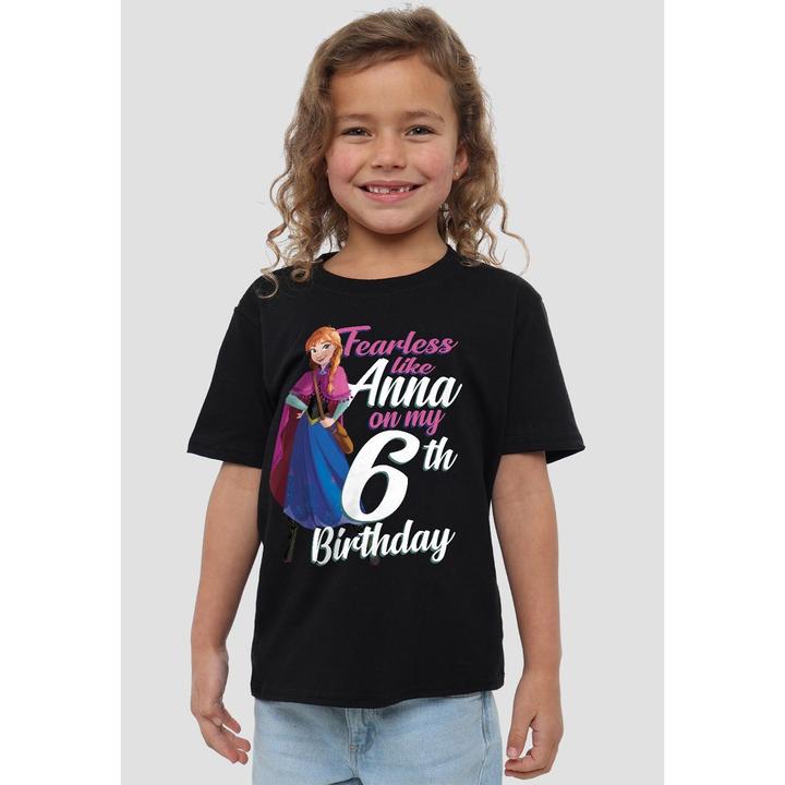 Produktbild Disney Frozen Fearless Like Anna TShirt 6 Geburtstag (128)