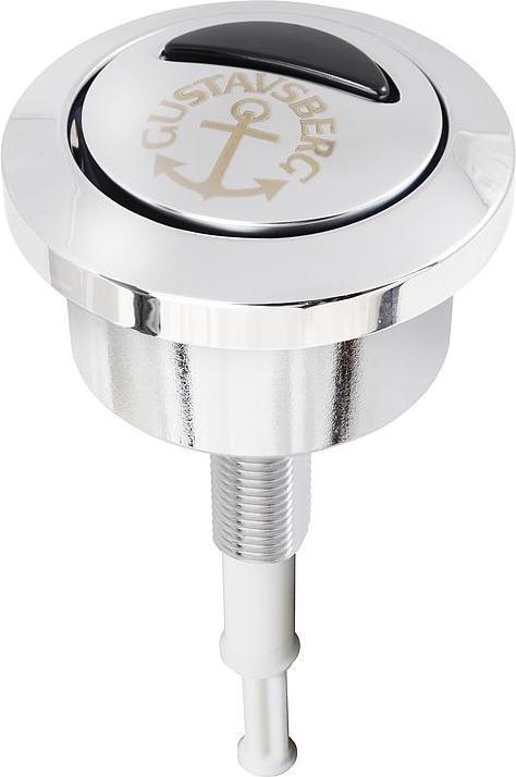 Gustavsberg GB19299T2951, Spülknopf, Chrom, Acrylnitril-Butadien-Styrol (ABS)