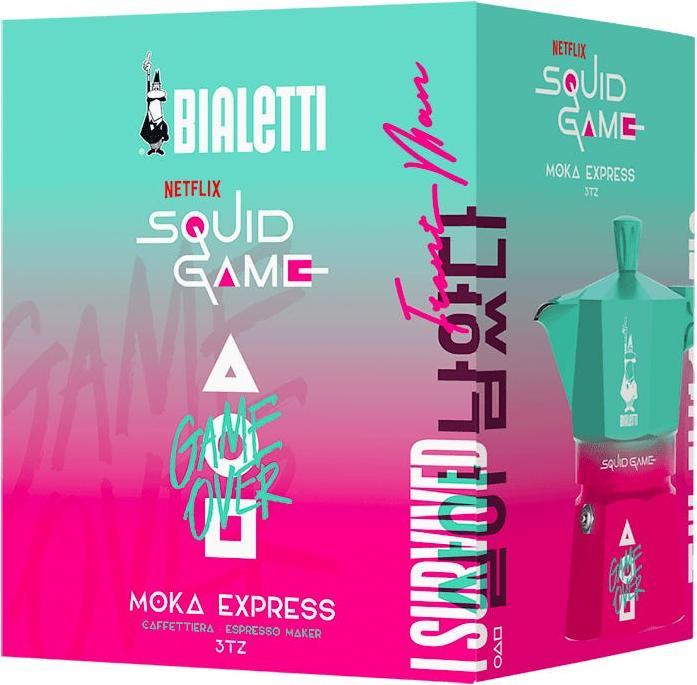 Actual product image Bialetti Moka Express Squidgames (3 Cups)