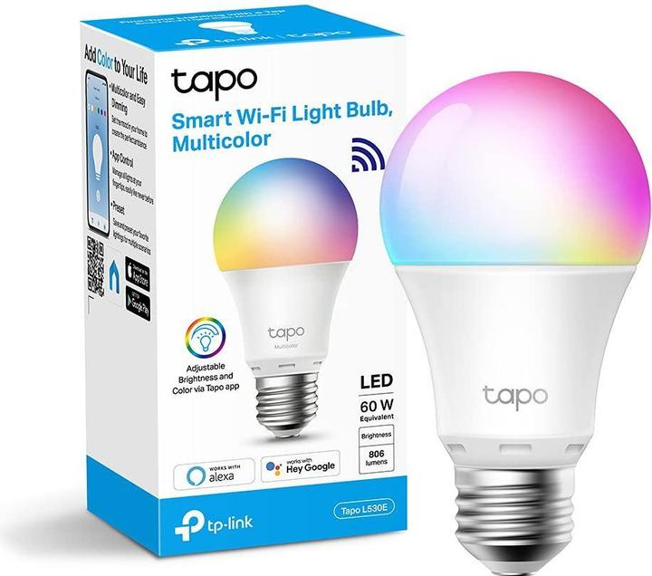 Produktbild TP-Link Leuchtmittel Tapo L530E 1 Stück, mehrfarbig (E27, 806 lm, 1x)