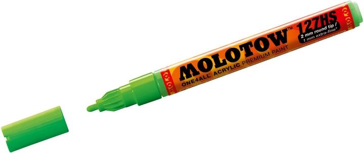 Image du produit Molotow Marqueur permanent One4All 127 HS rechargeable 2mm vert fluo (vert fluo, 2 mm, 1 x)