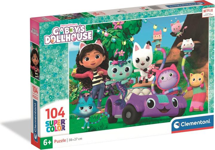 Actual product image Clementoni Gabby's Dollhouse 104-piece jigsaw puzzle (104 pieces)
