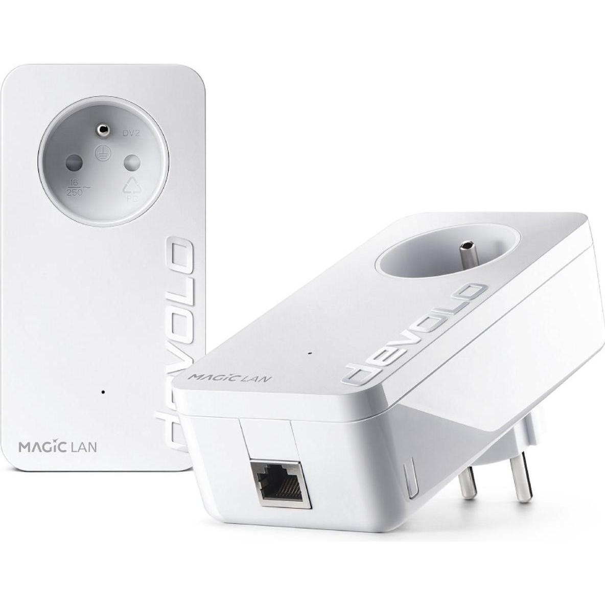 Devolo Magic 2 LAN 1-1-2 - BE (7012) (2400 Mbit/s), Powerline, Weiss