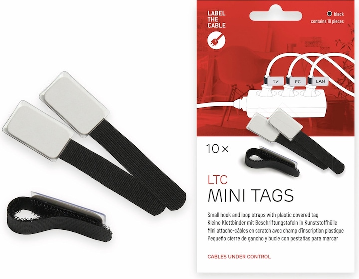 Actual product image Label-the-cable LTC Minir, pack of 10 (Velcro cable ties, 90 mm, 10 pcs.)