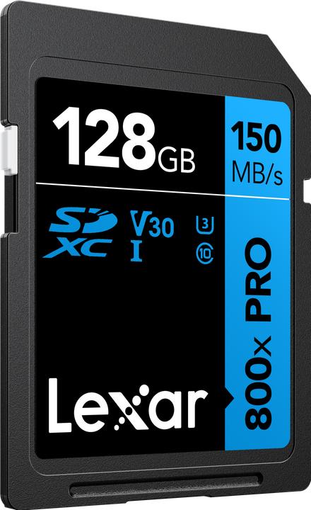 Immagine prodotto Lexar MEMORIA SDXC 128GB UHS-I/LSD0800P128G-BNNNG (128 GB, SDXC, U3, UHS-I)